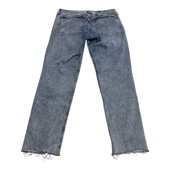 Rag & Bone Jeans 32 Dre Low Rise Slim Boyfriend Raw Hem Crop Denim USA Retro - Picture 7 of 7